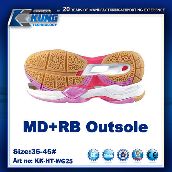 Breathable Antiwear EVA Outer Sole Slip Resistant For Sports Shoe