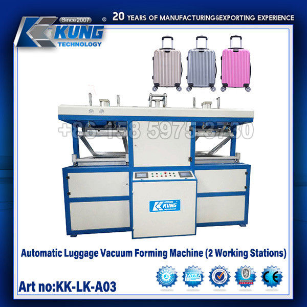 Automatic Luggage Vacuum Forming Machine (2 Working Stations)For Luggage Vacuum Forming