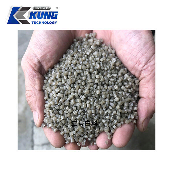Chemical Products For Shoemaking Featuring Recycled Polyethylene Granules Produced Through Systematic Processing Methods
