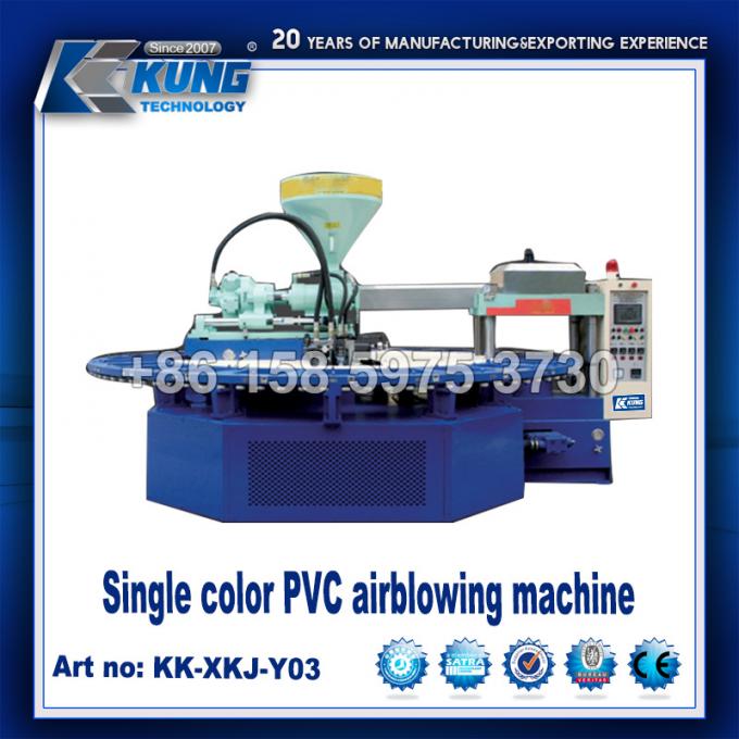 Одиночная тапочка машины PVC Airblowing цвета делая машину